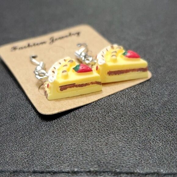 Pie slice earrings - Picture 4 of 6